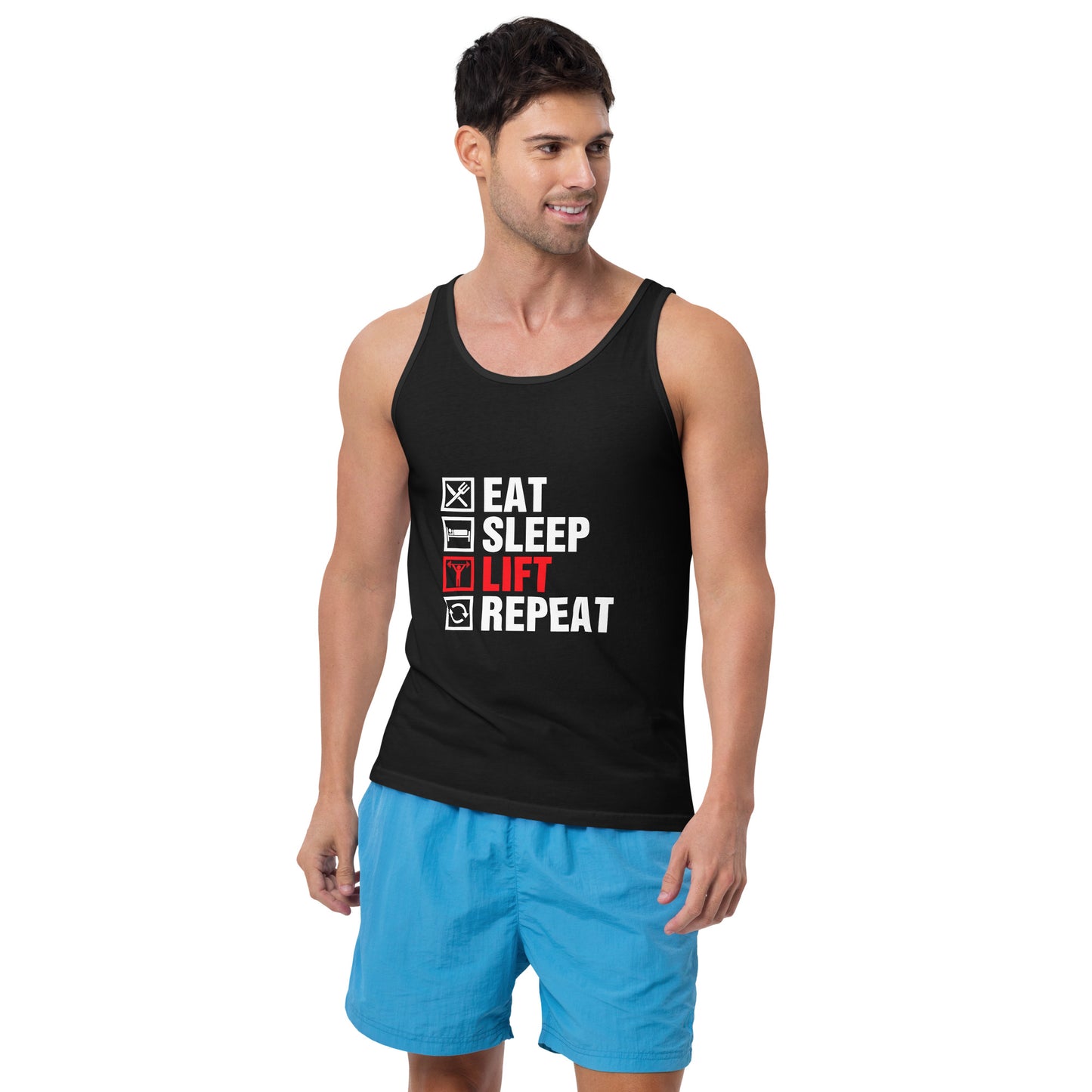 Eat, Sleep, Lift, Repeat - Tank Top