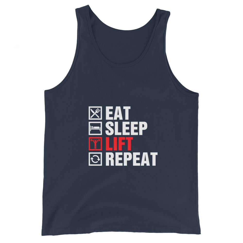 Eat, Sleep, Lift, Repeat - Tank Top