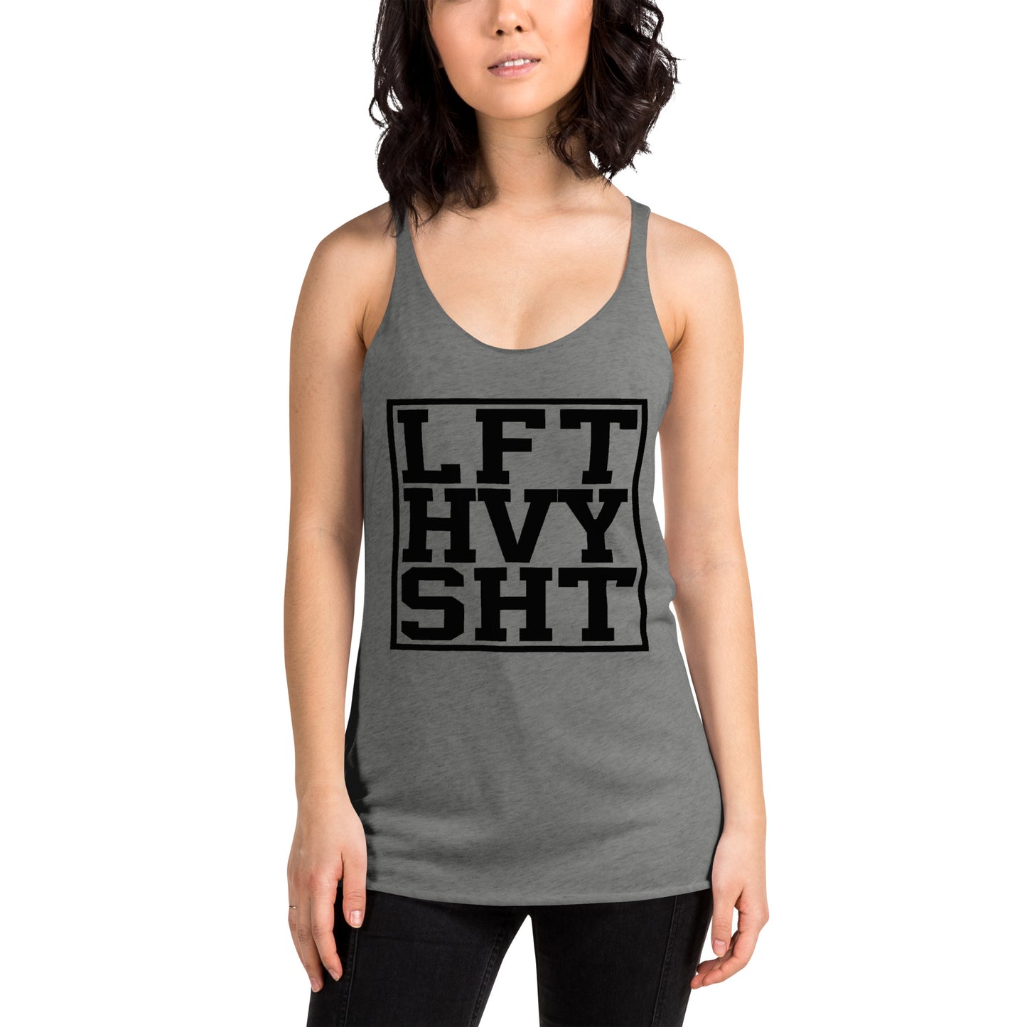 Lift Heavy - Women's Racerback Tank
