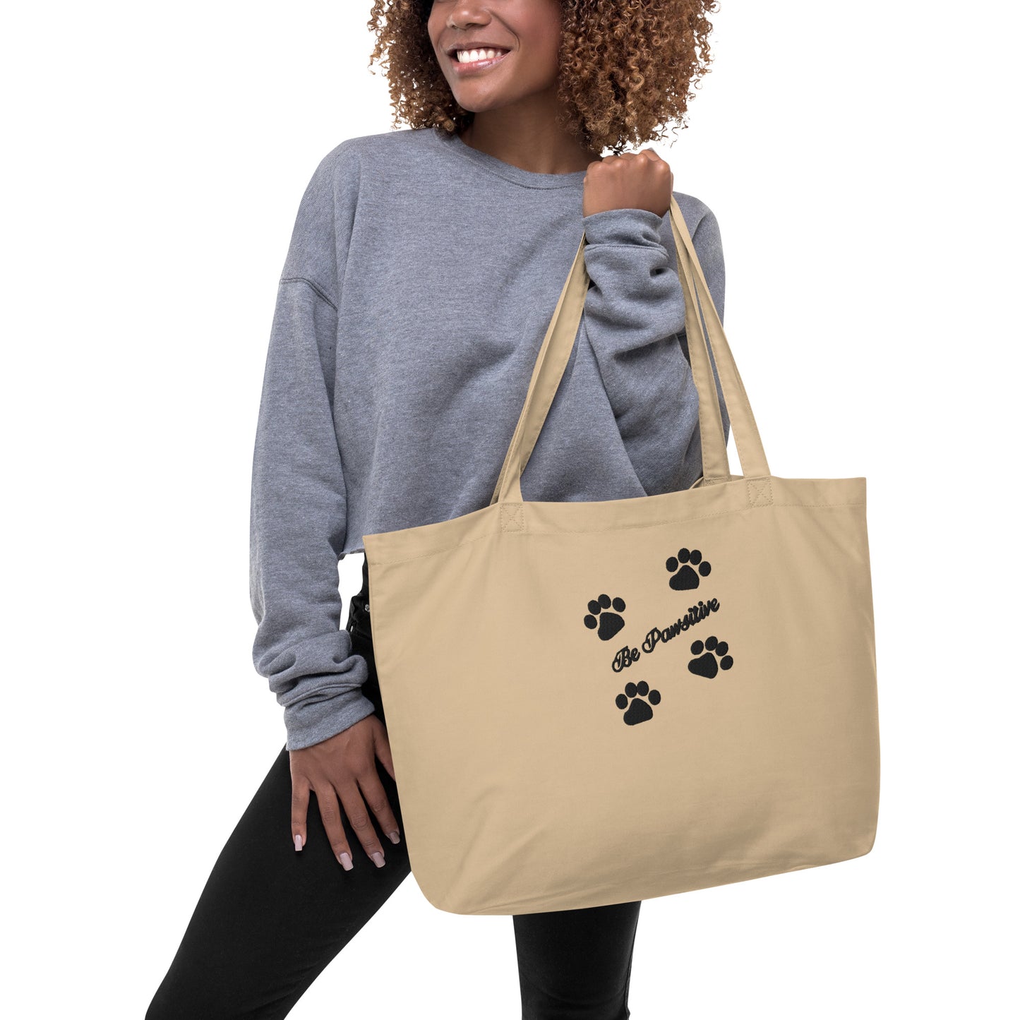 Be Pawsitive! - Large Tote