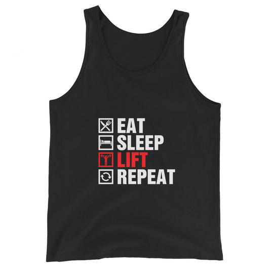 Eat, Sleep, Lift, Repeat - Tank Top