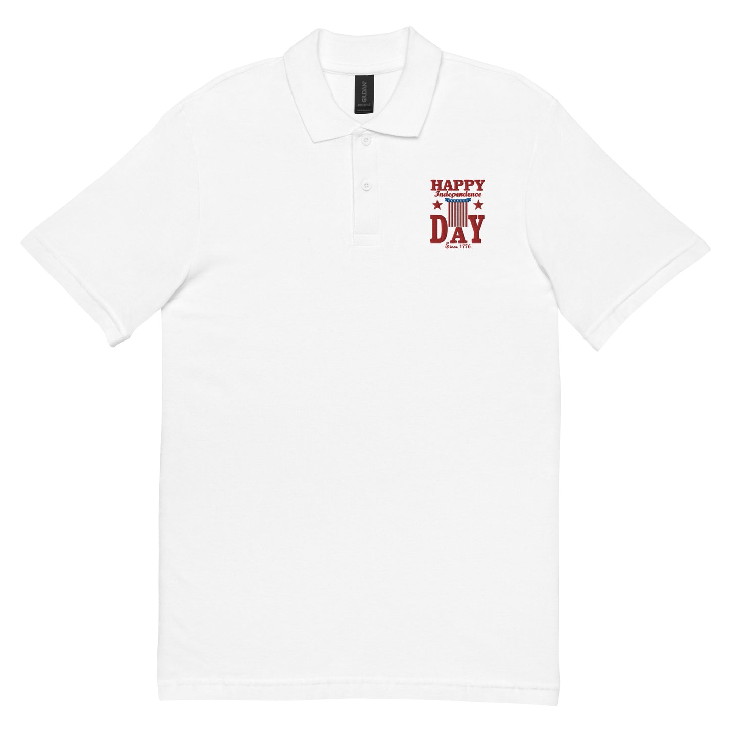 Independence Day Unisex Polo (Embroidered-Front)