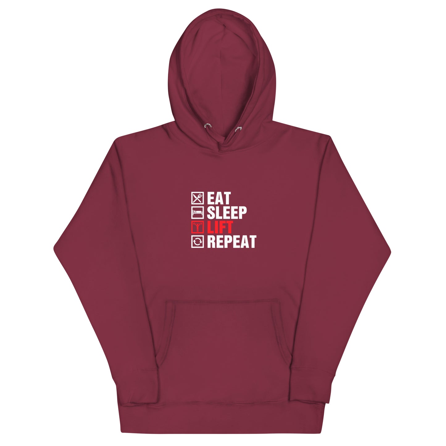 Eat, Sleep, Lift, Repeat - Hoodie