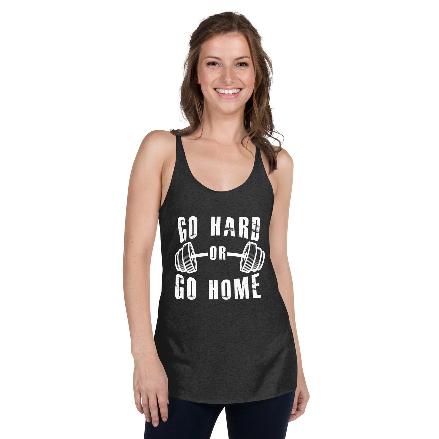Go Hard or Go Home! - Women's Racerback Tank